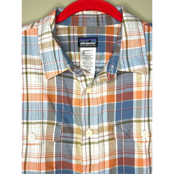 Patagonia Men's Long Sleeved Buckshot Plaid Button Up Shirt Size Large - Picture 3 of 10